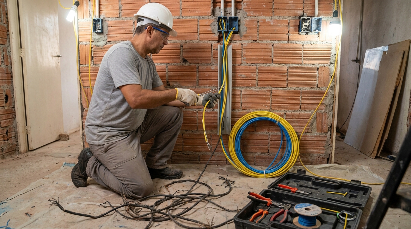 Adequação de Fiação em Maringá‑PR