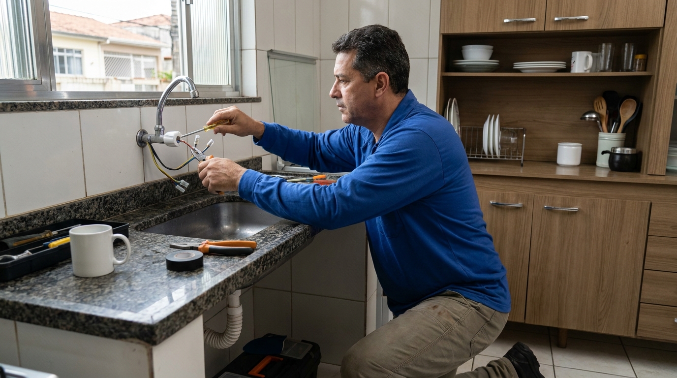 Reparo em Torneira Elétrica em Maringá‑PR