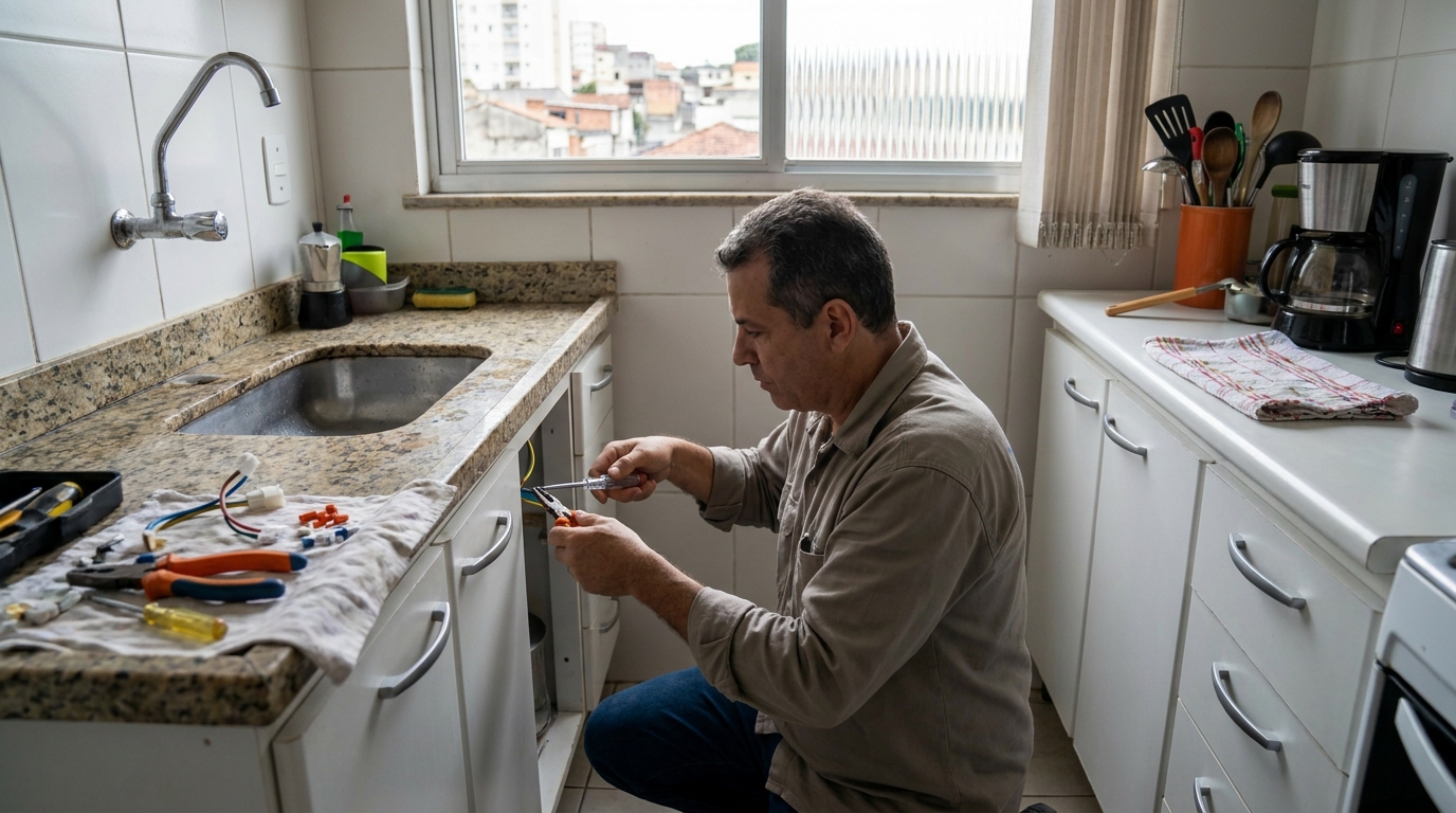 Troca de Torneira Elétrica em Maringá‑PR